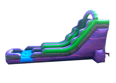 Save on 18' Purple Marble Commercial Water Slide with Blower