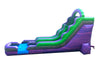 Image of Save on 18' Purple Marble Commercial Water Slide with Blower