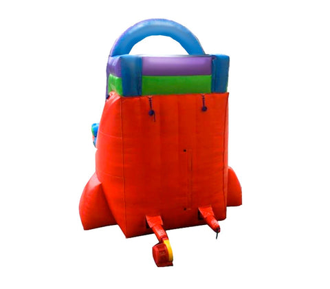18' Retro Rainbow Inflatable Water Slide with Blower