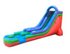 Image of 18' Retro Rainbow Inflatable Water Slide with Blower