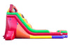 Image of 18' Modular Rainbow Inflatable Water Slide with Blower