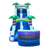Image of OPEN BOX 18' Tropical Marble Inflatable Water Slide with Blower
