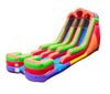 Image of 18' Tall Double Lane Rainbow Wet/Dry Inflatable Slide with Blower