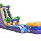 22' Tropical Purple Marble Inflatable Water Slide with Blower