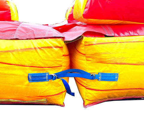 22' Tall Lava Wave Wet/Dry Inflatable Slide with Blower and Detachable Pool