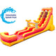 22' Tall Lava Wave Wet/Dry Inflatable Slide with Blower and Detachable Pool