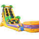 22' Tropical Yellow Marble Inflatable Water Slide with Blower