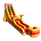 22' Tropical Lava Wave Marble Inflatable Water Slide with Blower