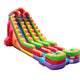 24' Tall Double Lane Rainbow Wet/Dry Inflatable Slide with Blower