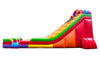 Image of 24' Tall Double Lane Rainbow Wet/Dry Inflatable Slide with Blower