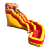 Image of 17' Lava Wave Marble Curved Inflatable Water Slide with Blower