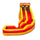 17' Lava Wave Marble Curved Inflatable Water Slide with Blower