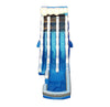 Image of 22' Blue Marble Wave Dual Lane Inflatable Water Slide with Blower and Splash Pool