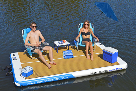 Yacht Dock 10 x 6 ft Inflatable Boat Dock Swim Platform