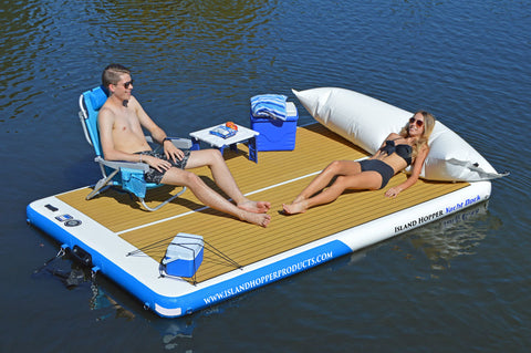 Yacht Dock 10 x 6 ft Inflatable Boat Dock Swim Platform
