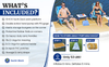 Image of Yacht Dock 10 x 6 ft Inflatable Boat Dock Swim Platform