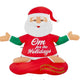 5' Gemmy Airblown Yoga Meditating Santa Claus