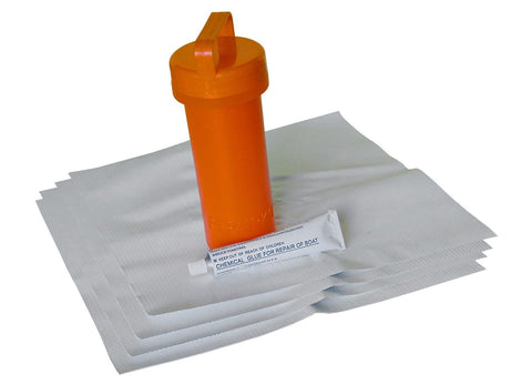 12" x 12" White Vinyl Tent Patch Kit