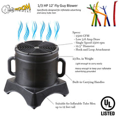 Zoom 1/3 HP Blower for 12.5