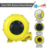 Image of Zoom W2L Inflatable Bounce House Blower – 4.5 Inch Chute Size and Features Overview