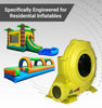 Image of Zoom W6L 1.25 HP Backyard Inflatable Bounce House Blower – Compatible with Nylon Backyard Inflatables