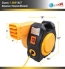 Image of Dimensions and outlet size for Zoom XLT 1.5 HP Inflatable Blower