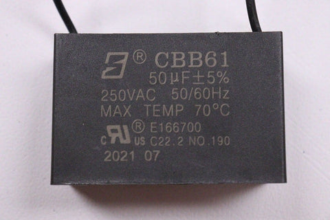 Zoom XLT 1 HP Blower Capacitor – Front Angle Showing Label