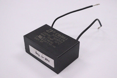 Zoom XLT 1 HP Blower Capacitor – Side View Showing Wire Connections